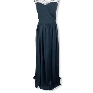 SOCIAL BRIDESMAIDS Strapless Georgette A-Line dres